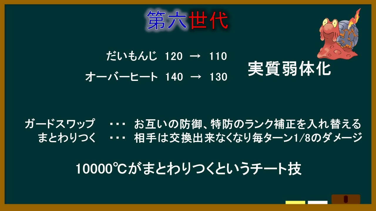 ポケモン解説 よくわかる 灼熱のカタツムリ 講座 Part2 Youtube