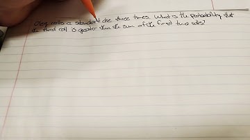 Rolling Three Dice Sums