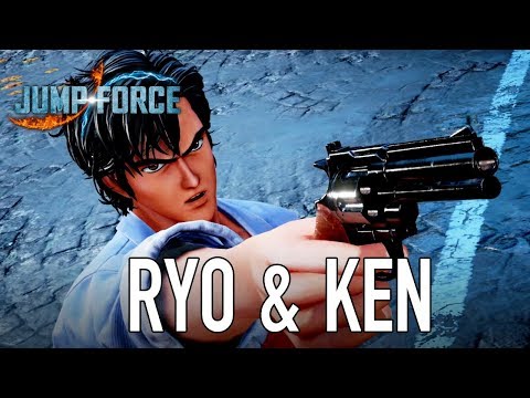 JUMP Force - PS4/XB1/PC - Ken and Ryo defend Paris (gameplay)