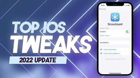 BEST Tweaks Compatible with Xina A15 - iOS 15 - 15.1.1