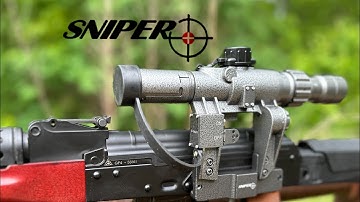 Sniper SVD Dragunov 3-9x24 FFP Scope w/Rangefinder Reticle | SNIPER