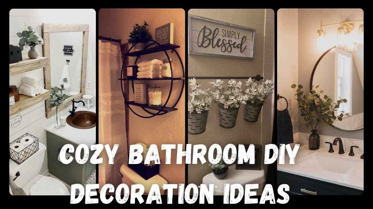 50 Top Best Cozy and Enchanting Bathroom DIY Decoration Ideas - YouTube