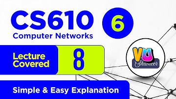 CS610 Short Lecture 06 | Computer Networks (Lecture 8 Covered) #vushameer