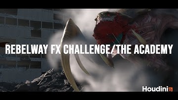 Rebelway FX Challenge//The Academy// Houdini Short FX Animation