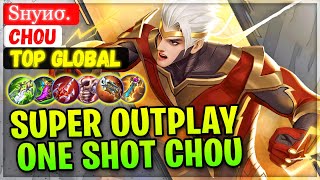 Super Outplay Chou Scary One Shot [ Top Global Chou ] YouTube: Sнуиσ. - Mobile Legends Emblem Build