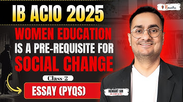 IB ACIO  TIER 2 I NEW PATTERN I  Essay writing I Class 02 | DESCRIPTIVE PAPER I HeMantra