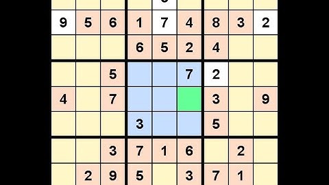 How to Solve Washington Times Sudoku Difficult March 6, 2021