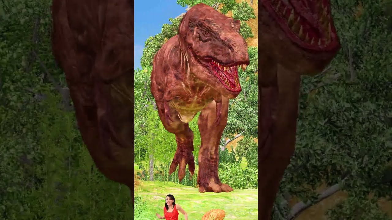 Man Steals T Rex Dinosaur EGG Jurassic World Water Dinosaurs Hunt Dinosaurvideo