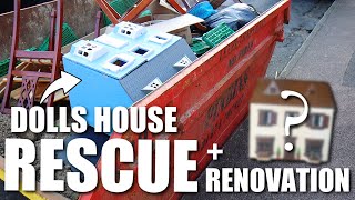 DOLLS HOUSE MAKEOVER! We Found It In A Dumpster, Fixed it + Gave It Away