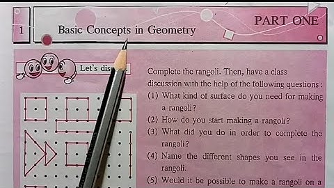 6th Maths | Basic Concepts in Geometry |Chapter No 1| Full Chapter Explanation | Maharashtra Board