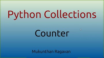 Python Collections - Counter