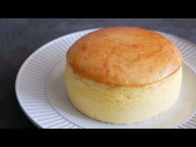 しゅわしゅわしっとり♡水切りヨーグルトスフレケーキ | Yogurt souffle Cake