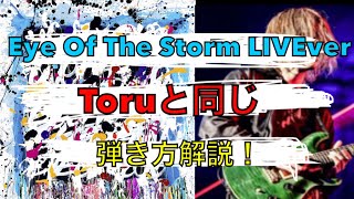 Eye Of The Storm / Toru本人と同じ弾き方解説するぜ！ How to play