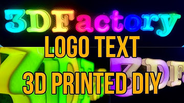 3D Printed LOGO Text
