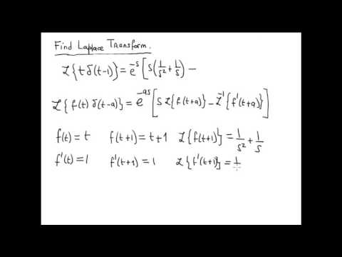 Laplace Transform Dirac