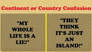 Australia: Continent or Country Confusion
