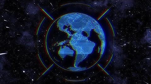 Planet Earth HUD Element Stock Motion Graphics