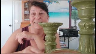 Goodwill Candlestick Makeover