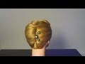 Прическа : " Ракушка". French twist hairstyle for medium hair tutorial