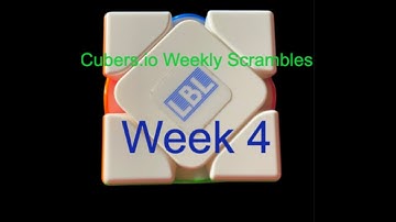 Cubers.io Weekly Skewb Scrambles Week 4: 1.82 Ao5