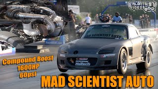 1600HP Compound Boost K24 S2000 - Mad Scientist Automotive