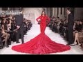 Yasmin Le Bon in 110-Pound Gown at Stephane Rolland Show - Paris Couture Spring 2012 | FashionTV FTV