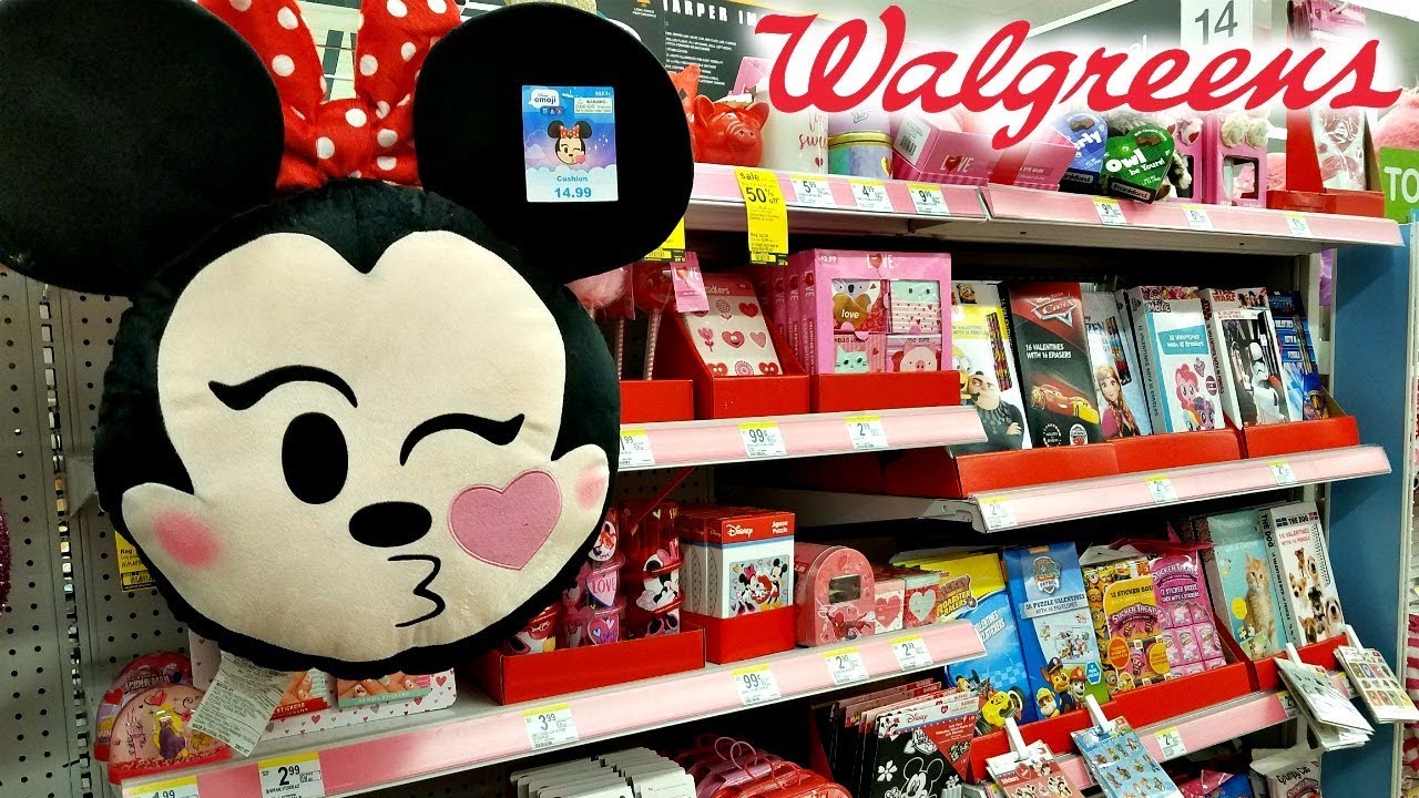 Shop With ME WALGREENS DISNEY VALENTINES IDEAS 2018 YouTube