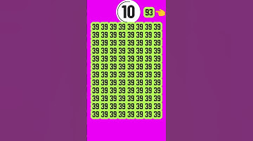 🔍 TEST Your Observation Skills With This FAST Number Game #youtube#short