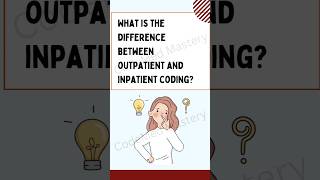 Medical Coding: Inpatient vs Outpatient Differences #medicalcoding #short