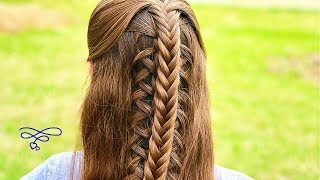 Stacked Fishtail Looped Braid