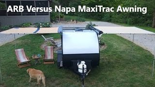 ARB awning versus Napa Maxi Trac awning, side by side comparison
