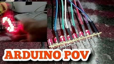 Arduino Propeller Display | Arduino pov display