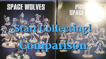 Warhammer 40k Space Wolves Start Collecting set Comparison