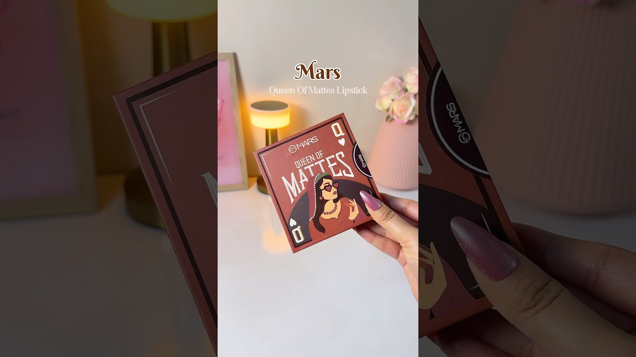 Swatching Mars Queen Of Matte Lipstick brown 💕✨