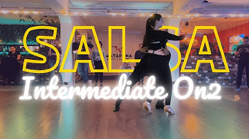 AN UNEXPECTED 🤯 HANDTHROW IN THIS SALSA PARTNERWORK ON2 💃🕺 | SALSA 360 | SALSA INTERMEDIATE PATTERN!