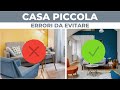 CASA PICCOLA? Ecco gli errori da evitare | Consigli dell’architetto