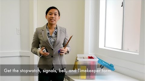 How to be Timekeeper at a Speakers League meeting (plus bloopers at the end!)