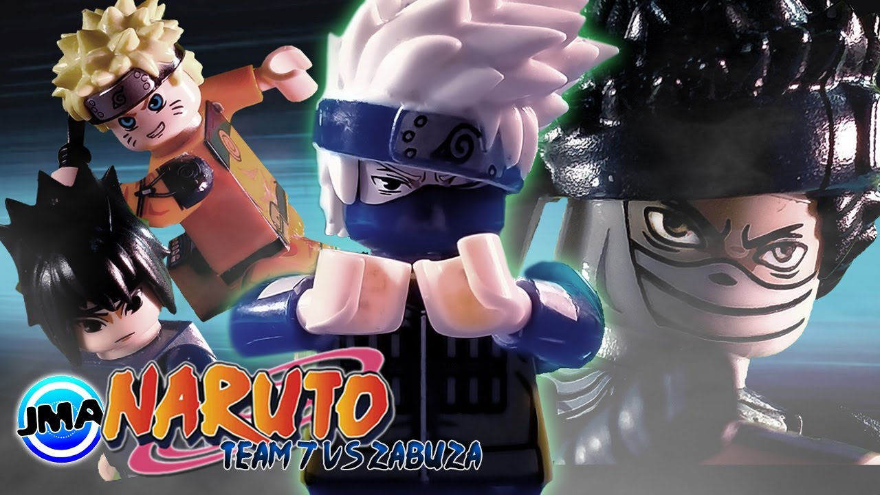 LEGO Naruto, Sasuke, & Kakashi vs Zabuza [NUNSM] - Brickfilm