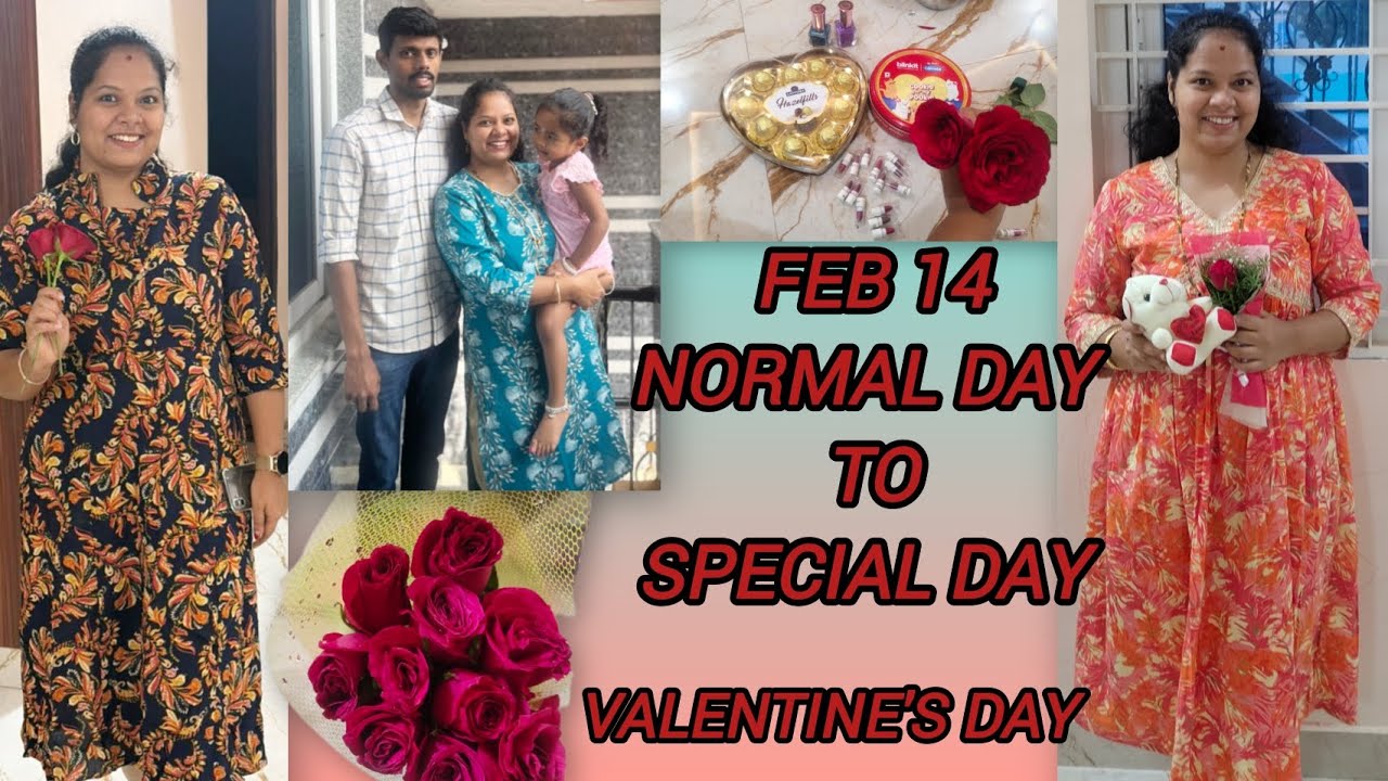 Happy valentine's day 🌹Feb 14 Normal day to special day ❤️#viralvideo #valentinesday #happymoments 