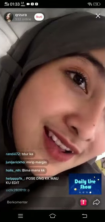 Live auzura desah desah tik tok viral