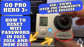 How to reset your Go Pro Hero 3+ Wifi password 2023 #goprohero3plus #easytutorial