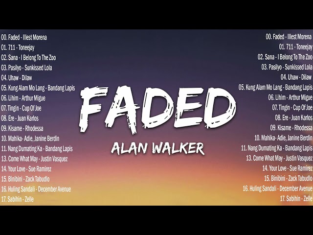 Faded - Raw (Lyrics) 🎵 New OPM Top Hits Songs With Lyrics🎵 Top Trends Tagalog Love Songs class=