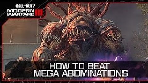 MW3 ZOMBIES destroying the MEGA ABOMINATION DAY 2 RED ZONE