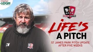 🏟️ Life's a Pitch: SJP pitch update | Exeter City Football Club