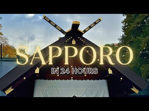 Sapporo in One Day: Things To Do & Food Vlog- Nijo Market, Brewery, Autumn Snow, Hokkaido Japan