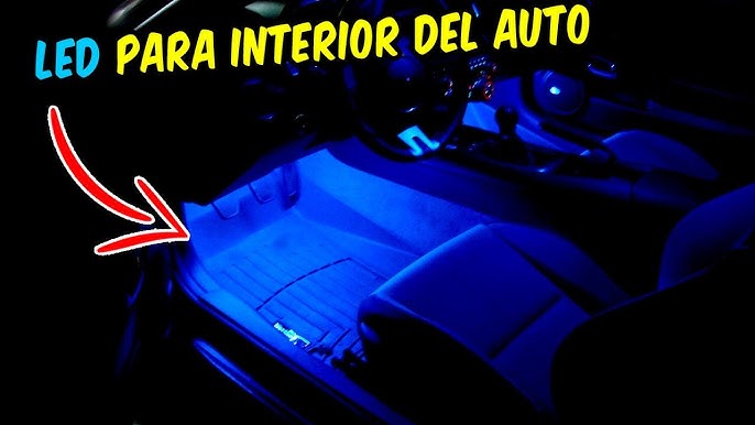 Wilktop Tira de luces LED para interior de coche, 6 m, con aplicación :  : Coche y moto