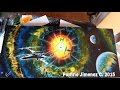 xwing fighter Star Wars spray paint art