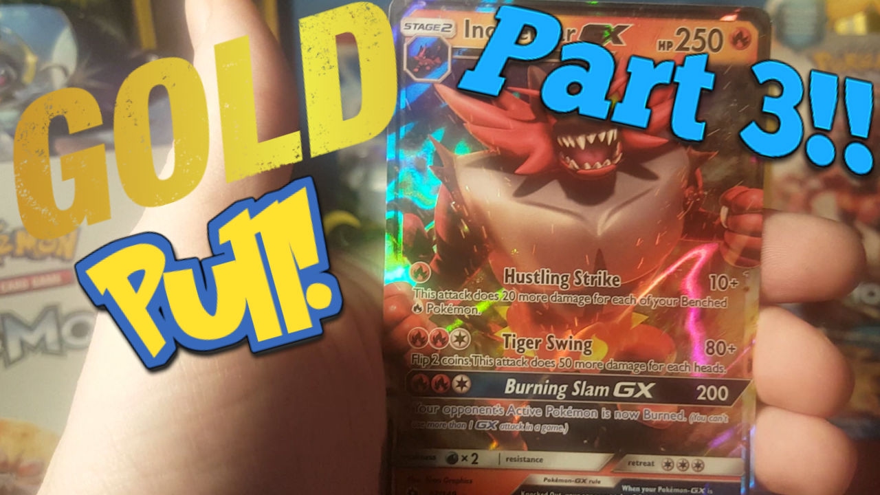 Opening a Pokemon Sun and Moon booster box Part 3!! GOLD PULL! - YouTube