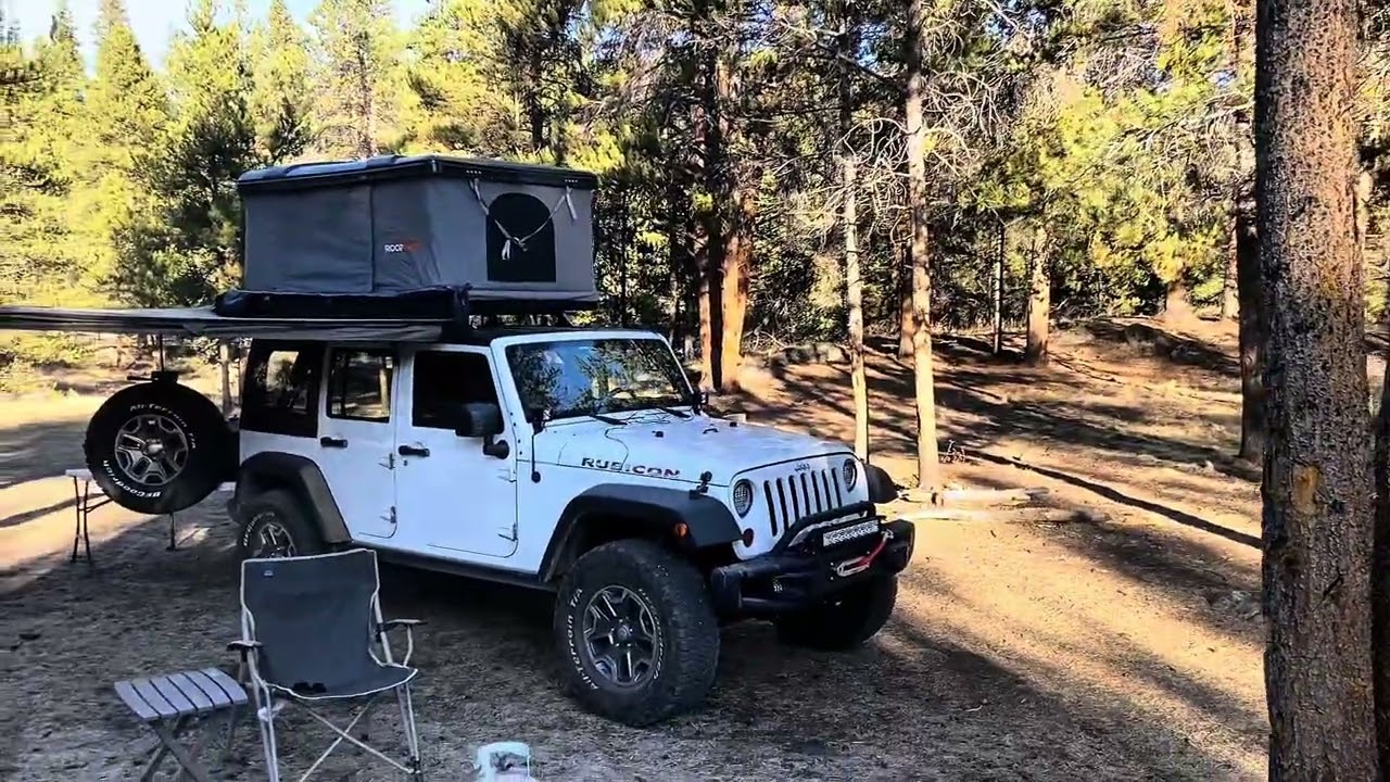 Rooftop Tent Camping in the Rocky Mountains 