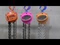 Pacific Hoist Chain Blocks